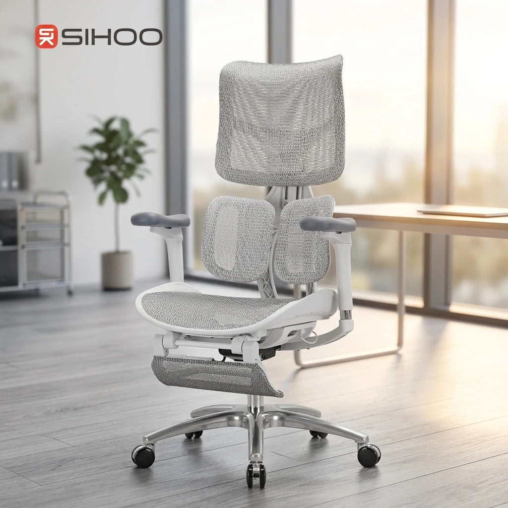 SIHOO S100 Modern Full Mesh Chairs Luxury Ergonomic Computer Chair Office 4D Armrests Lumbar Support Manager Chair