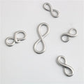 Stainless Steel Infinite Symbol Figure Eight Pendant Necklace Bracelet DIY Jewelry Accessories Summer 2021 P45 Model 1#2#3#4#5#