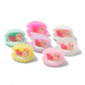 100Pcs/Lot 17*25MM Colorful Kawaii Pearl Shell Mermaid Flatback Resin Cabochons for Hair Bow Center Scrapbooking Decoration DIY