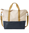 Waterproof Durable Medium Size Canvas Tote Bag with Embroidery Logo Customized Color & Pattern Women's Handbag