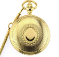 Antique Skeleton Brass Mechanical Movement Roman Automatic Mechanical Dial Round Pocket Watch