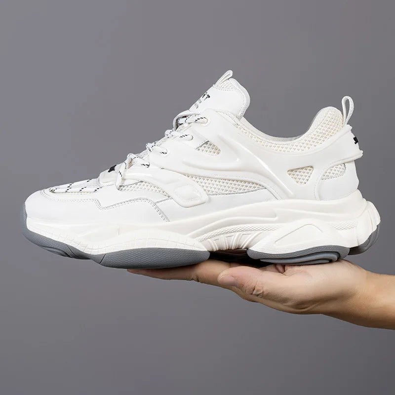 Men's Casual Sneakers Latest Stylish Retro Sporty Design Breathable Plus Size Anti-Slip Shoes for Spring Winter