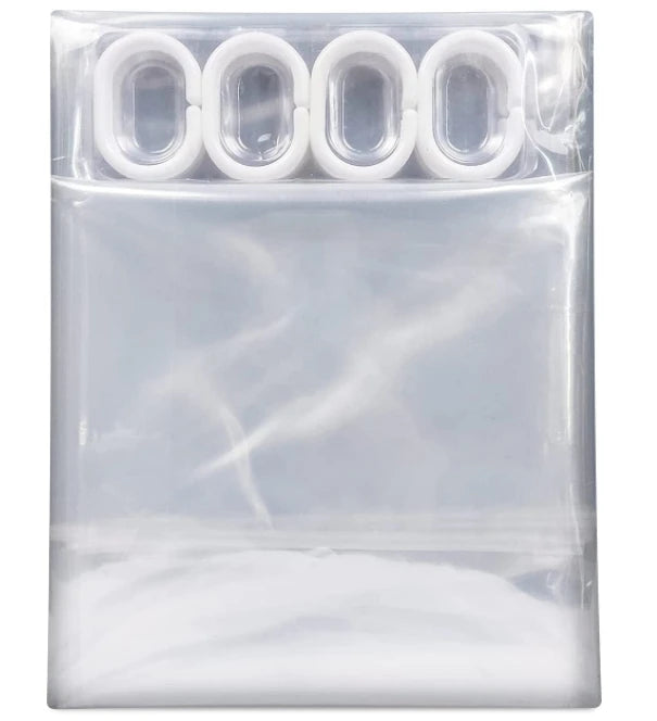 Heavy Duty 110gsm 180*180cm  71*71inch Transparent PEVA Shower Curtains Liner Clear Bath Curtain