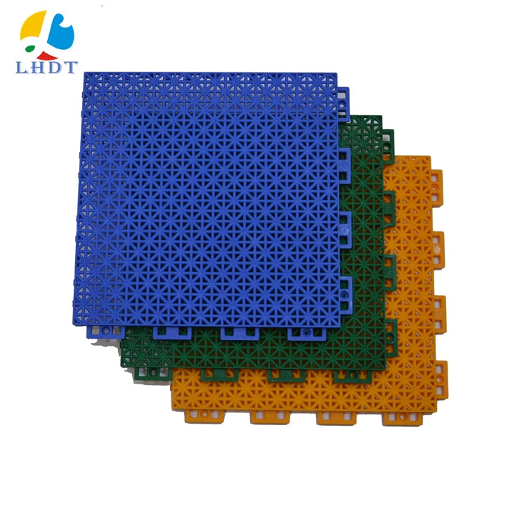 Modern Style Indoor/Outdoor Interlocking PP Decking DIY Rubber Floor for Sports Courts for Basketball Other Activities
