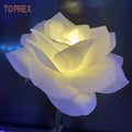 Customized Artificial LED  Light up Rose for Outdoor Wedding Event Party Decoration