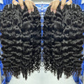 Raw Cuticle Aligned Burmese Curly Virgin Human Hair Bundle Vendors Wholesale 10a Grade Vietnamese Double Drawn Bundle Human Hair