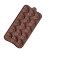 15-Cavity 3D Silicone DIY Wax Melt Molds Valentine Baking Moulds  Mini Diamond Heart Shape Chocolate Molds
