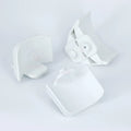 Equine Accessories High Quality 20mm Depth Nylon Jump Cup in White/Black/Red for Show Jumping