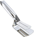12in Extra Long Thickened 304 Stainless Steel Steak Clamps Double Sided  Flipping Spatula Tongs Clip for Burgers