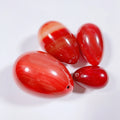 Huiying Crystal Red Agate Yoga Exercise Eggs Jade Stone Massage Yoni Eggs Jade Eggs