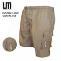 2025 Wholesale Fashion Men's Cargo Shorts Casual Sports Pants Plus Size with Pockets Cotton Breathable Summer Streetwear