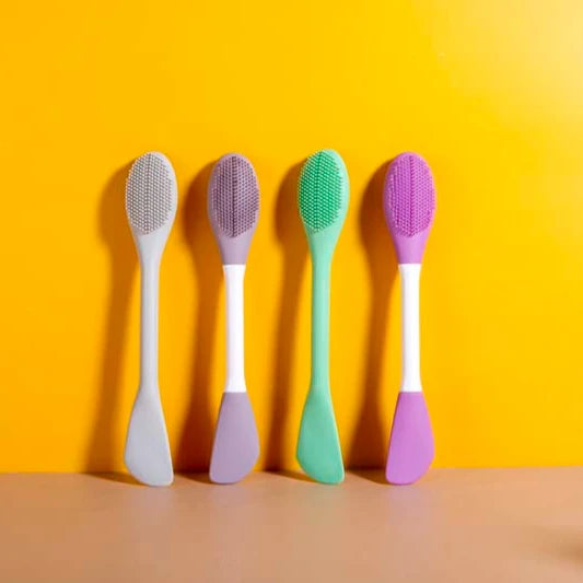 Gracedo Custom Private Label Dual-Purpose Face Brushes Mask Tool Silicone Face Mask Brush