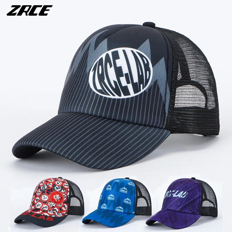 Custom Logo Breathable Gorras Mesh Cap Men Women Sun Hat Fashion Baseball Caps Outdoor Sport Cap Fishing Adjustable Trucker Hats