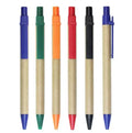 Recycled Paper Ballpoint Pen Eco-friendly Kraft Paper Pen for Promotion