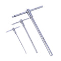 High Quality CRV Steel 3 in 1 Flexible Metric T Handle Hex Key Allen Wrench
