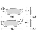 Galfer FANTIC 125 XE 21-22 Race Front Pads Orthotic Insoles for Racing Motorcycles