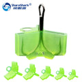 In Stock Fishing Hook Protective Cover Clear Plastic Treble Hook Covers Fishing Tackle Sleeves