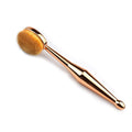 YUE Foundation Brush Toothbrush Type Single Makeup Tool Rose Gold Curved Beauty Brush Makeup Beauty Custom Wholesale