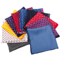 Hamocigia Factory Manufacturer Handmade Custom Silk Printed Handkerchief Men Pocket Square