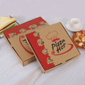 9" Kraft Corrugated Pizza Boxes Cardboard Boxes Takeout Containers Personal Pizza Boxes Mini Pizza Boxes for Pizza CakeFoods