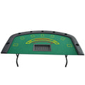 Hot Sale Full Size Blackjack 72 Inch Mini Poker Tables Foldable Gambling Table Foldable Custom Poker Table Top with Leg Supplier