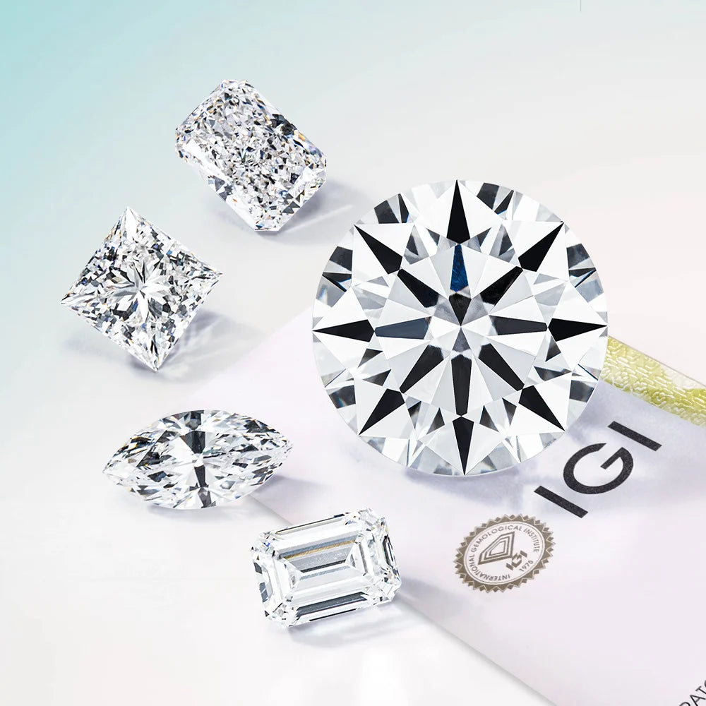 Messi IGI Certified Big Carats Loose Created Wholesale 7ct 8ct 10ct 20ct Lab Grown Diamond