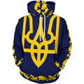 Fitspi Wholesale Custom Country Ukraine 3d Printed Hoodie Pullover Men's Long Sleeves Hoodies Sweatshirts Fit Streetwear