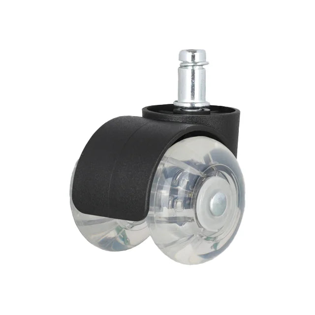 Office Chair Rotary Caster Small Chair Rolling 50 Contemporary PU Hot Sell Wholesale 2.5 Wheel Black 3 Inch (75mm) 11 X 22 Mm