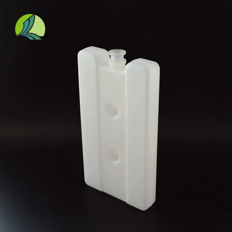 300ml HDPE Ice White Plastic Box Flat Refrigerator Bottle with Easy Open End Low Temperature Liquid Storage