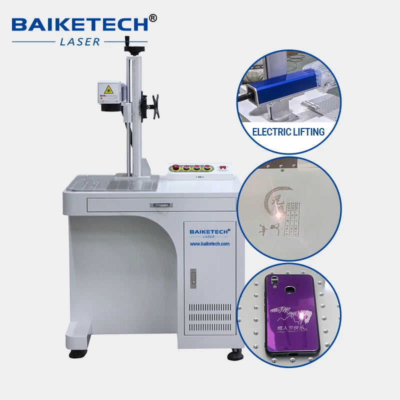 TH-400Plus-1 20W 30W 50W 70W 100W Raycus Desktop Fiber Laser Marking Engraving Marker Machine for Metal Steel Copper Aluminum