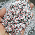 1000g DIY Craft Slime Sprinkles 5mm Christmas Snowman Polymer Clay Sprinkles Slices