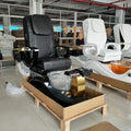 Modern Luxury Electric Pipeless Whirlpool Pedicure Spa Chair for Nail Salon Furniture in Bedroom or Bathroom Wholesale