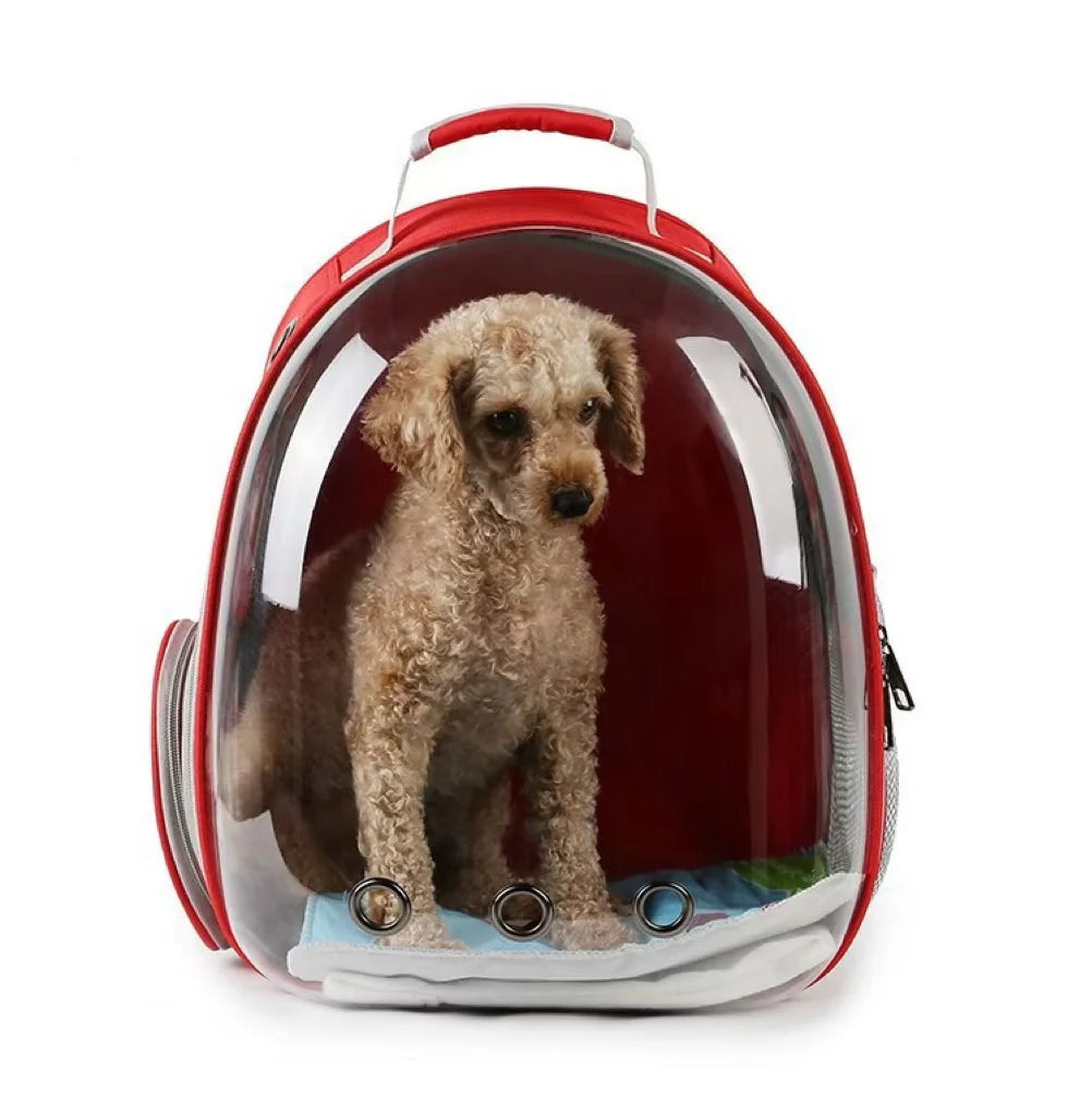 Portable Dog Backpack Bubble Cats Dogs Pet Carrier Suitable for Dog Traveling Transparent Outdoor Waterproof  Backpack Carrier