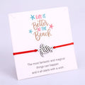 Stainless Steel 18K Gold Good Luck Lucky Clover Shark Sea Turtle Mermaid Friendship love Best Friend Bridesmaid Bracelet