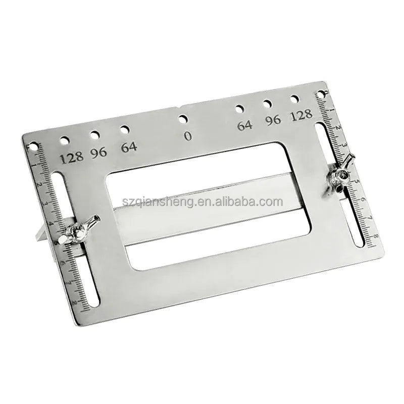 Handle Hole Locator Door Knob and Pull Installation Jig and Shelf Pin Jig Boring Hole Drill Guide Stainless Steel