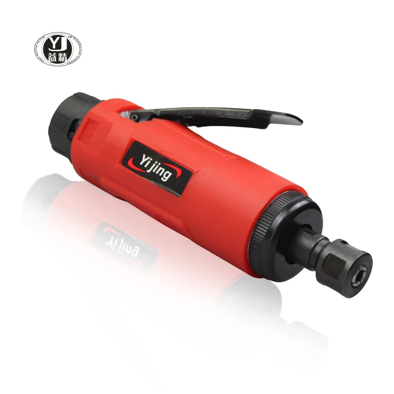 25000rpm YIJING YJ601 Pneumatic Impact Wrench 1/4 Air Grinder Kit / Mini Angle Grinder / Hand Vibro Grinder OEM 3-Year Warranty