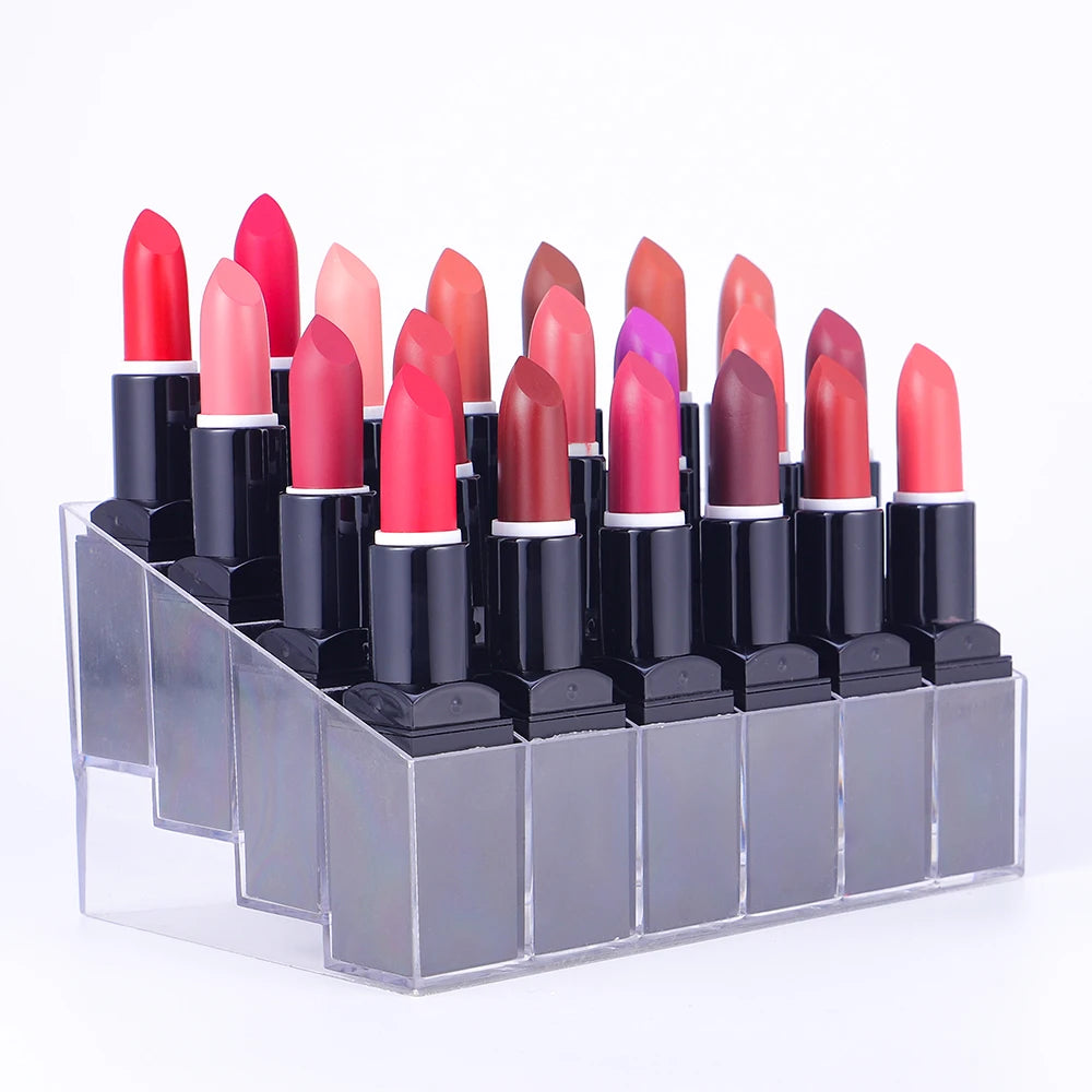 Wholesale Luxury Custom Vegan Red Matte Lipstick Private Label Waterproof Long Lasting Nude Makeup Lipstick