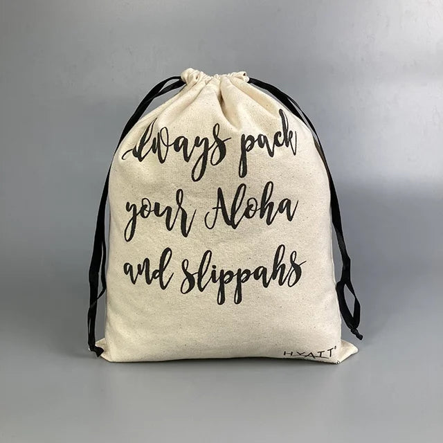 Hanging Large Laundry Travel Bag Hamper Fabric Foldable Laundry Bag Cotton Low Moq Cotton Canvas Laundry  Bag  with Drawstring