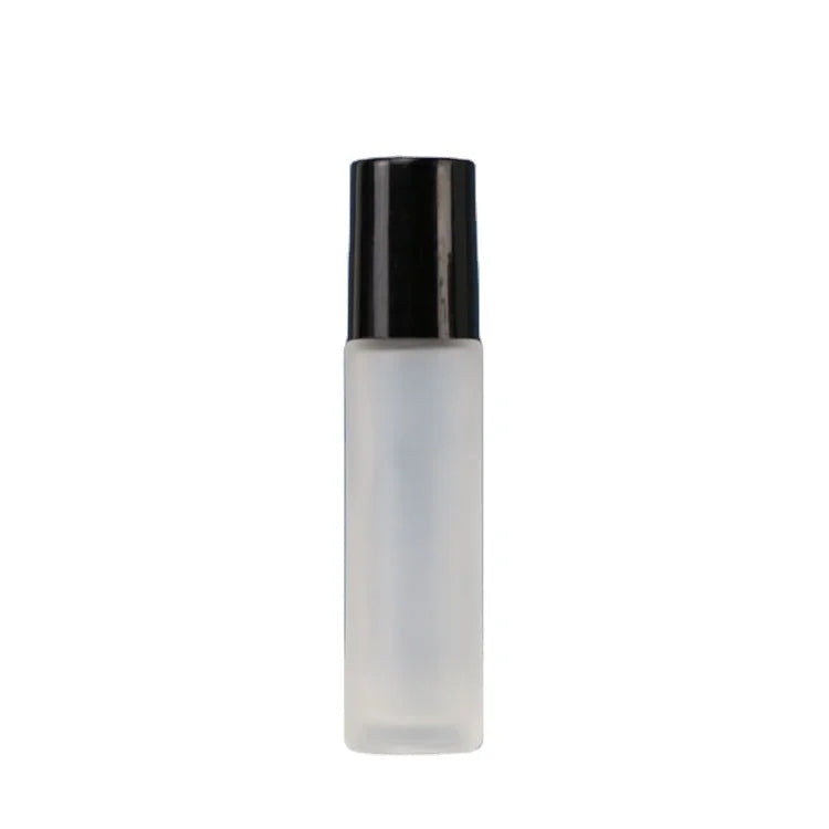 MUB Wholesale Hot Selling 10ml Frosted Empty Glass Roll on Perfume Bottle with Aluminum Cap