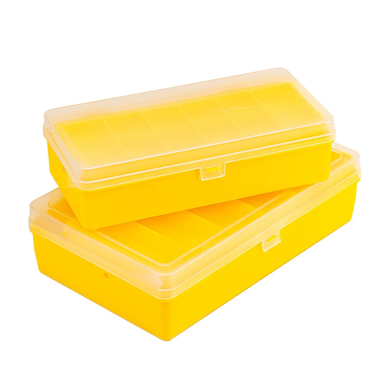New Thickened Bait Box with Double-layer Transparent Accessories Box Portable Fishing Lure Box