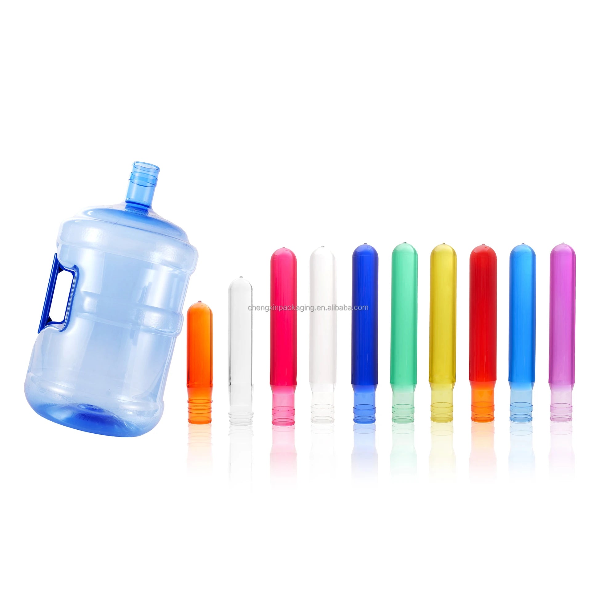 Ready Ship 55Mm Press Neck 300G 700G 20 Liter 5 Gallon Virgin Grade Customized Colors Pet Preform for Blowing Mineral Water