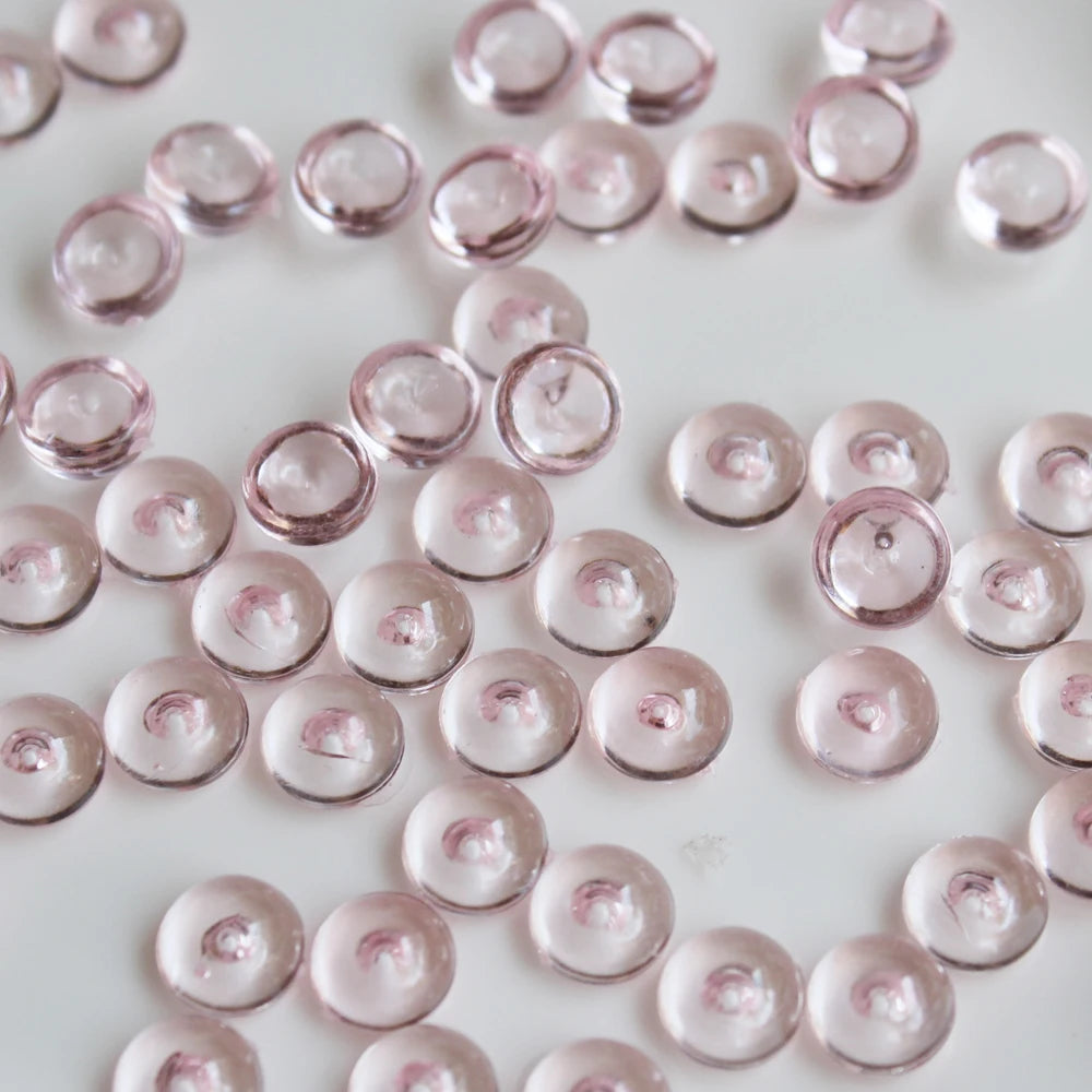7mm Clear Fishbowl Beads Acrylic Half Flat Round Beads DIY Slime Toy Creative500g Vase Filler Wedding Decoration Party Supply