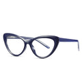Hot Selling Anti Blue Light Lens Tr90 Unisex Eyeglasses Frames Cat Eye Luxury Retro Fashion Thick Acetate Eyeglass Optical