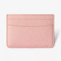 Custom Logo Colorful Genuine Leather Card Holder Wallet Portable Rfid Cowhide Credit Cardholder