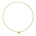 Fashion Chokers Necklace Trendy Style Gold Ball Collar Necklaces for Women Men Collares Femme Popular Statement Jewelry