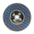 Raizi Pyramid Electroplated Diamond Cutting and Grinding Blade for Marble Natural Stone Ceramic Doubled Sided Cutting Disc
