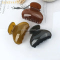 Wholesale French Vintage Simple Hair Accessories Jelly Color Small Plastic Hair Claw Clips Fashion Simple Girl Hair Clips