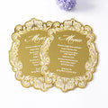 Wholesale Factory Custom 5*7 Hot Stamping Foil Birthday Party Acrylic Card Luxurious Modern Style Wedding Acrylic Invitations