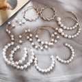 2025 Crystal Wholesale Pearl Earrings for Women Pearl Hoop Earrings Pearl Drop Earrings Freshwater
