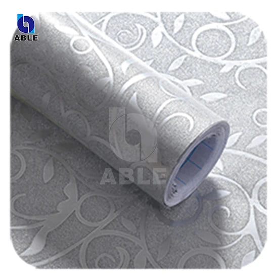 Modern Style Self-Adhesive Oil-Free Explosion-Proof Kitchen Wallpaper High-Temperature Waterproof Embossed Decorative PP Sticker